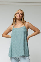 Sage Lilly Silky Cami - Final Sale
