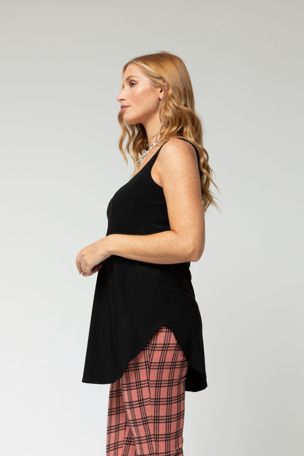 Black Jersey Layering Cami