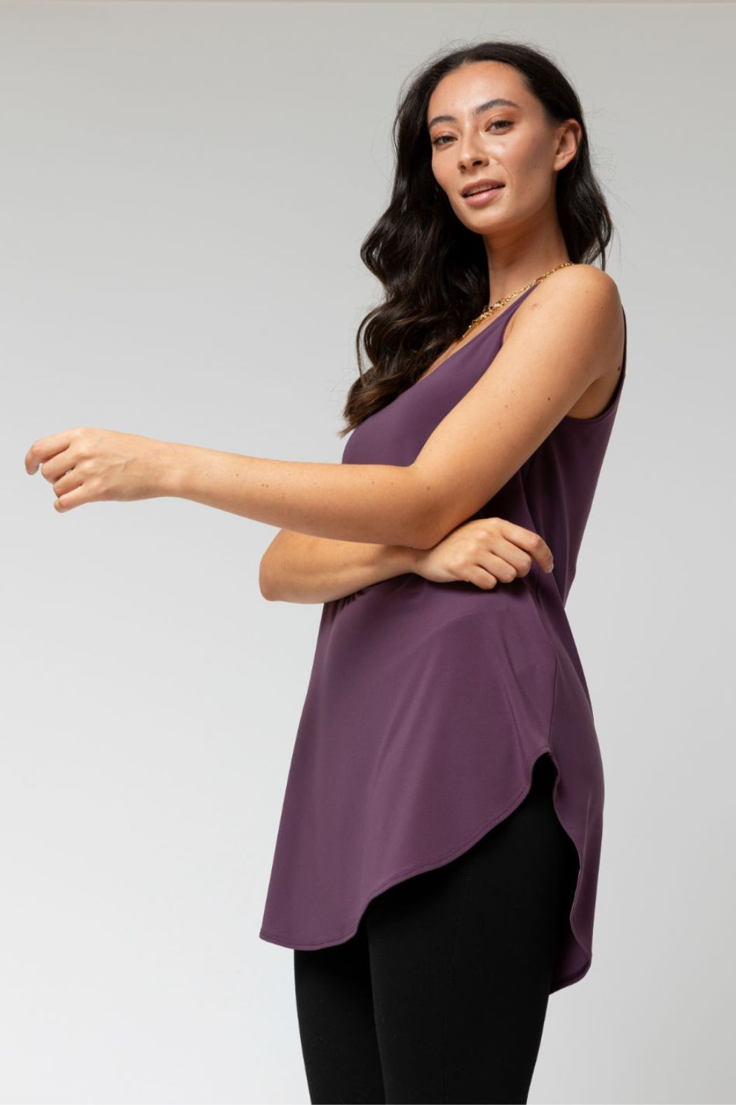 Plum Jersey Layering Cami - Sale