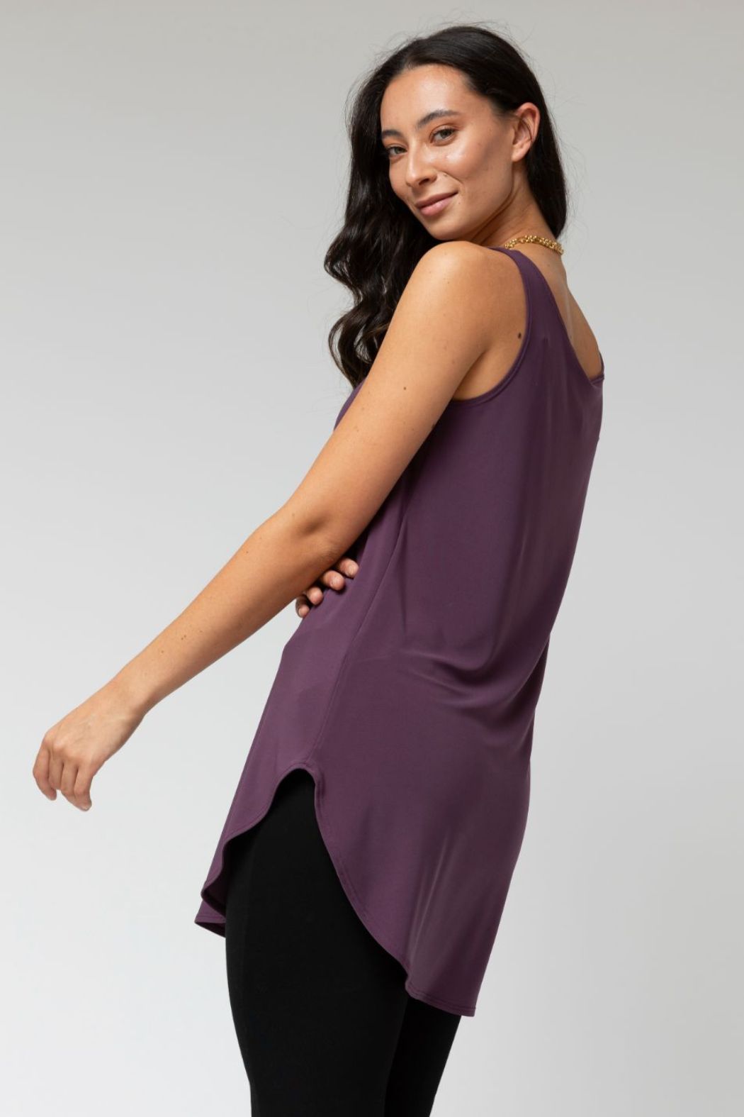 Plum Jersey Layering Cami - Sale
