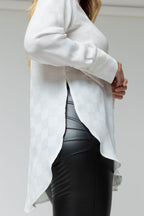 White Charlie Silky Shirt - Final Sale