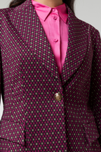 Dark Pink Star Mia Blazer - Sale