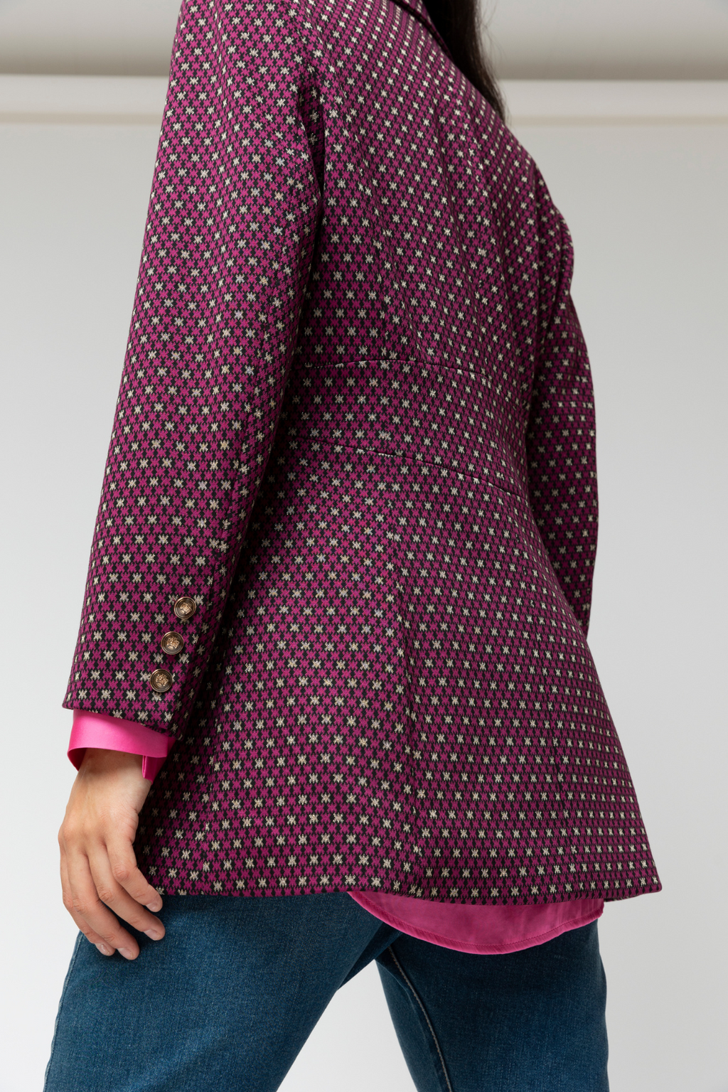 Dark Pink Star Mia Blazer - Sale