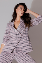 Pink Check Sisca Blazer