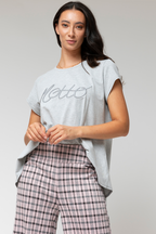 Marle Motto Embroidered Tee