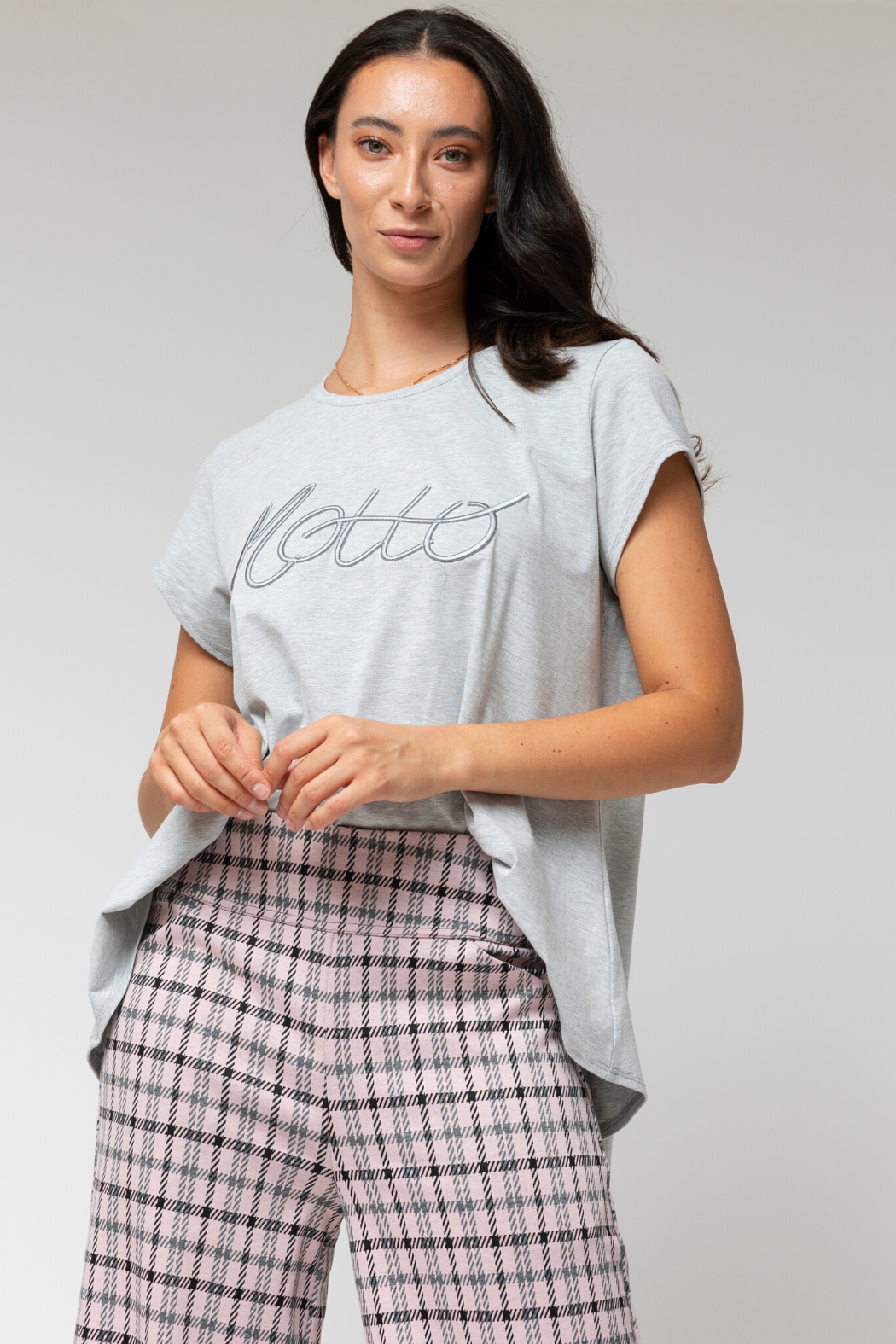 Marle Motto Embroidered Tee