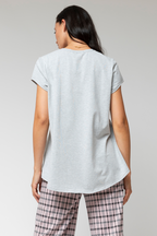 Marle Motto Embroidered Tee