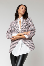 Pink Check Sisca Blazer