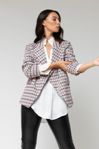 Pink Check Sisca Blazer