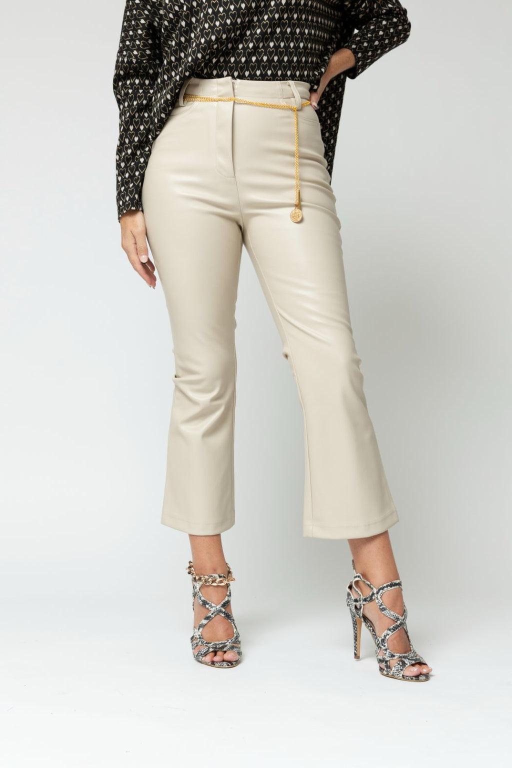Ivory Ultra Crop Flare - Sale