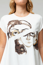 White Double Your Power Tee