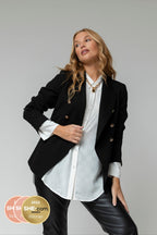 Black Ponte Sisca Blazer