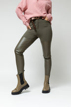 Khaki Ultra Spliced Pants - Final Sale