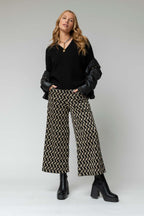 Black Deco Jet Ponte Culotte