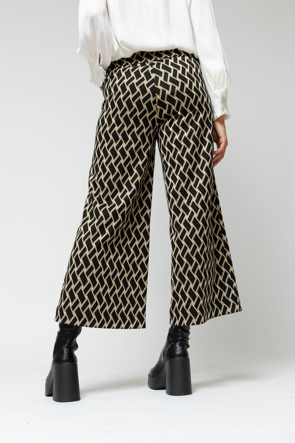 Black Deco Jet Ponte Culotte