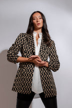Black Deco Luna Blazer - Sale