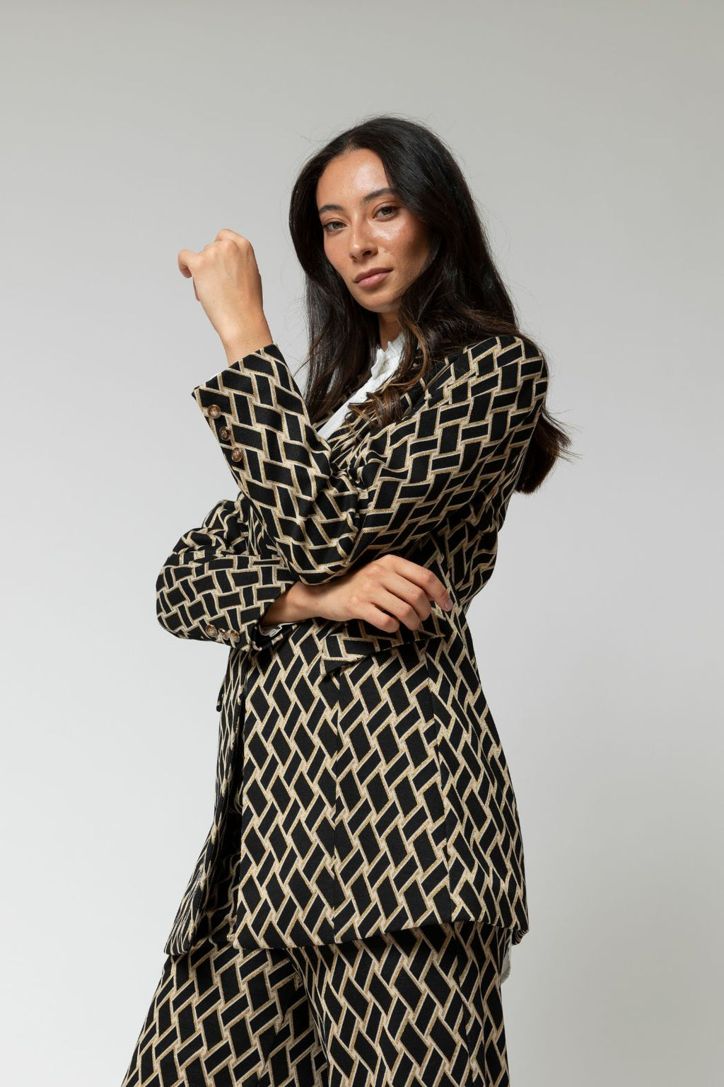 Black Deco Luna Blazer - Sale