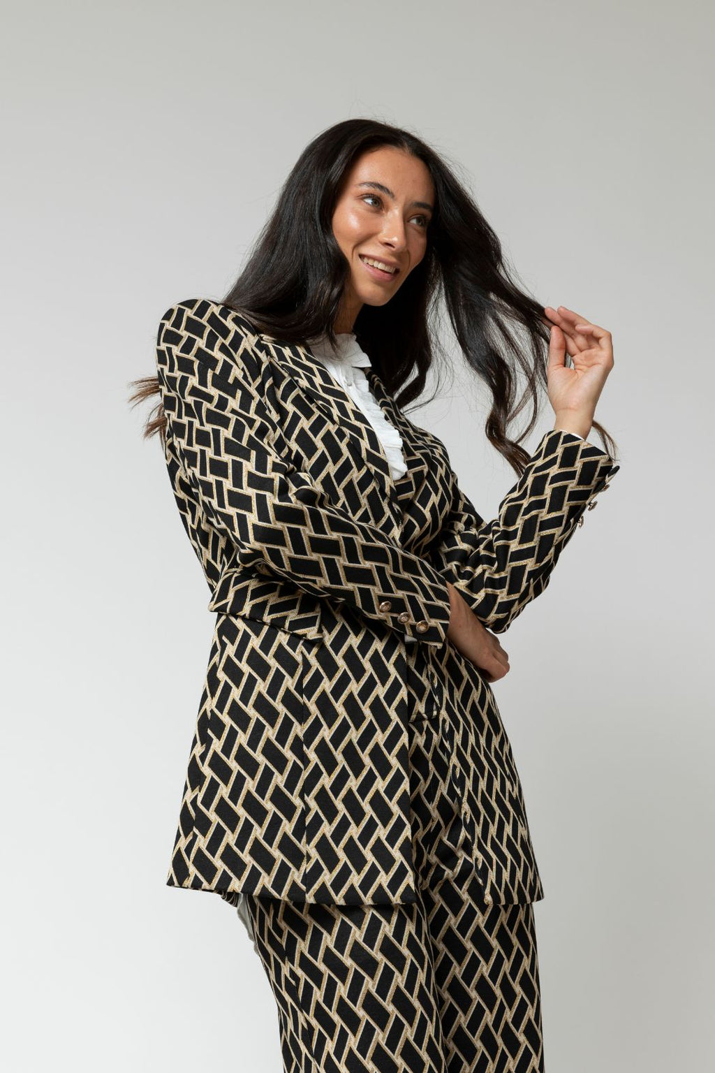 Black Deco Luna Blazer - Sale