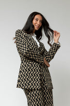 Black Deco Luna Blazer - Sale