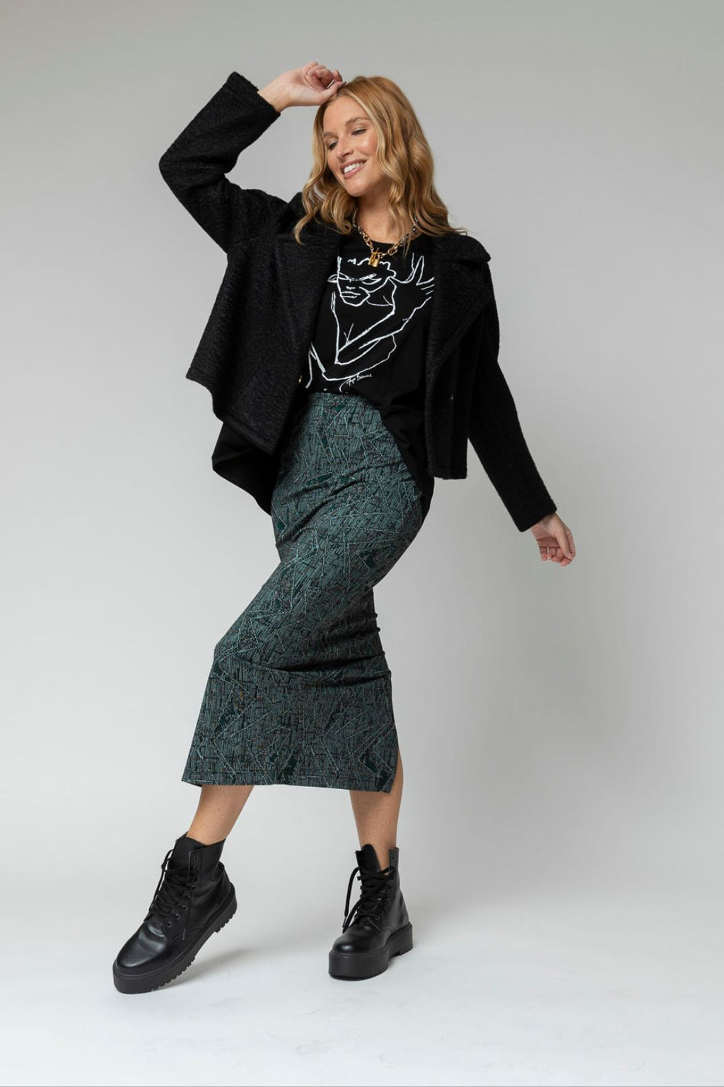 Black Astra Crop Jacket