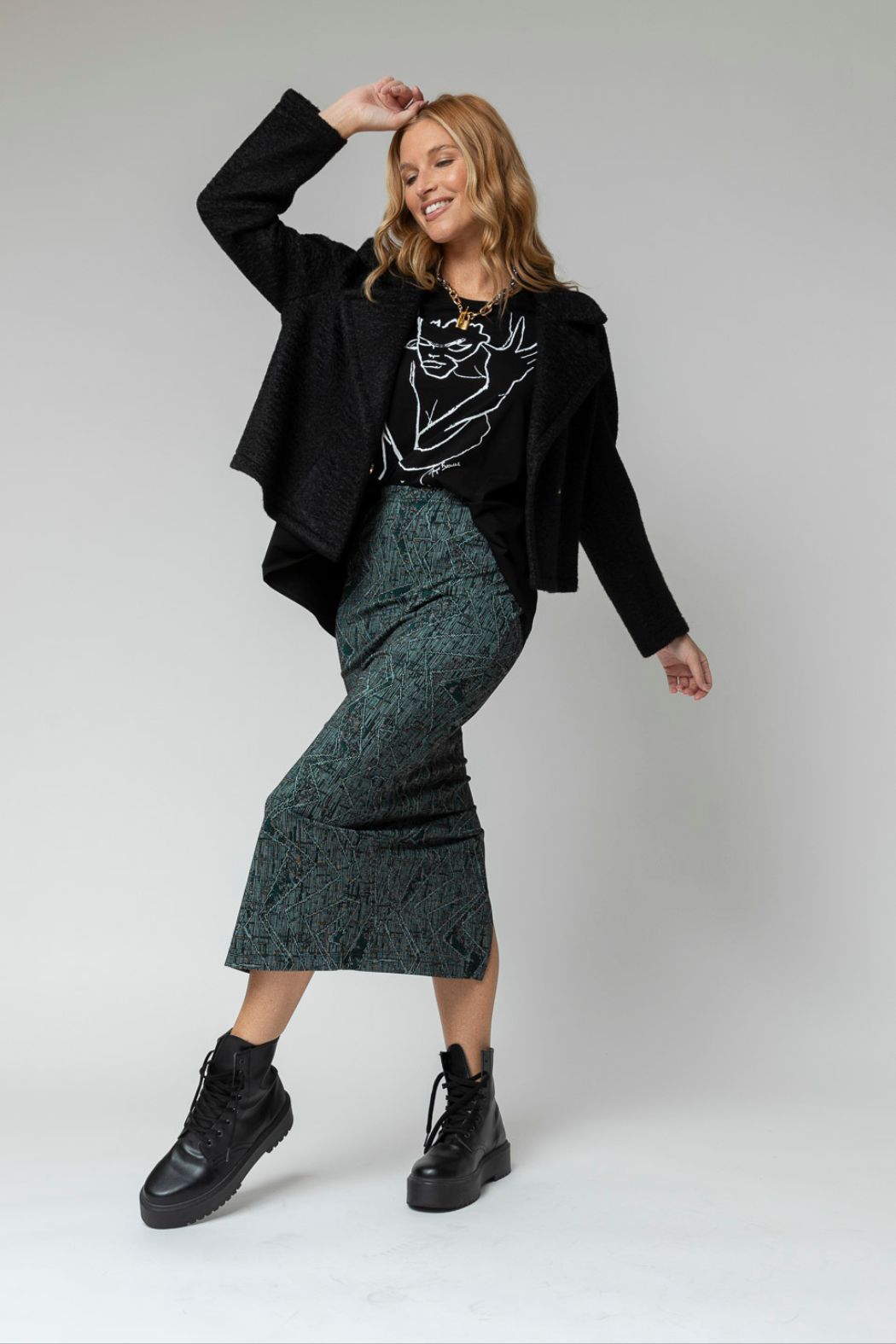 Black Astra Crop Jacket