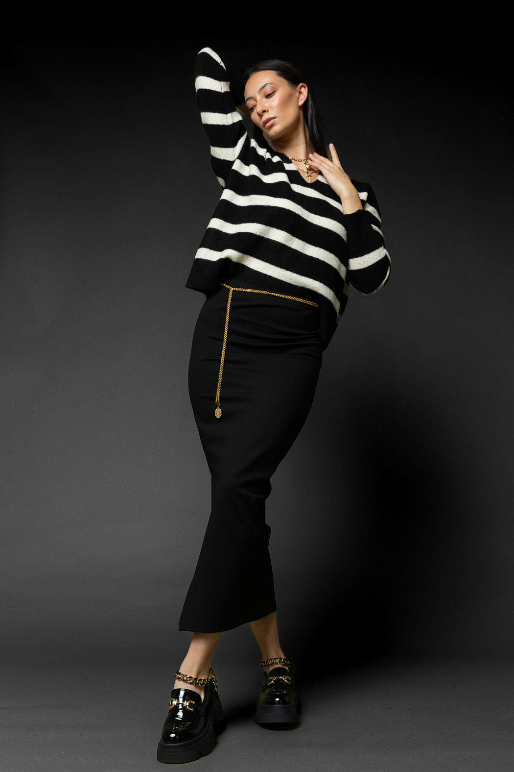 Black Ponte Miracle Skirt
