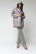 Lilac Snake Raincoat - Sale