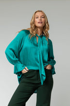 Turquoise Victorian Blouse - Sale