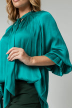 Turquoise Victorian Blouse - Sale