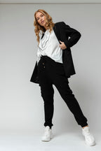 Black Cargo Lounge Pant