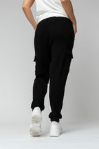 Black Cargo Lounge Pant