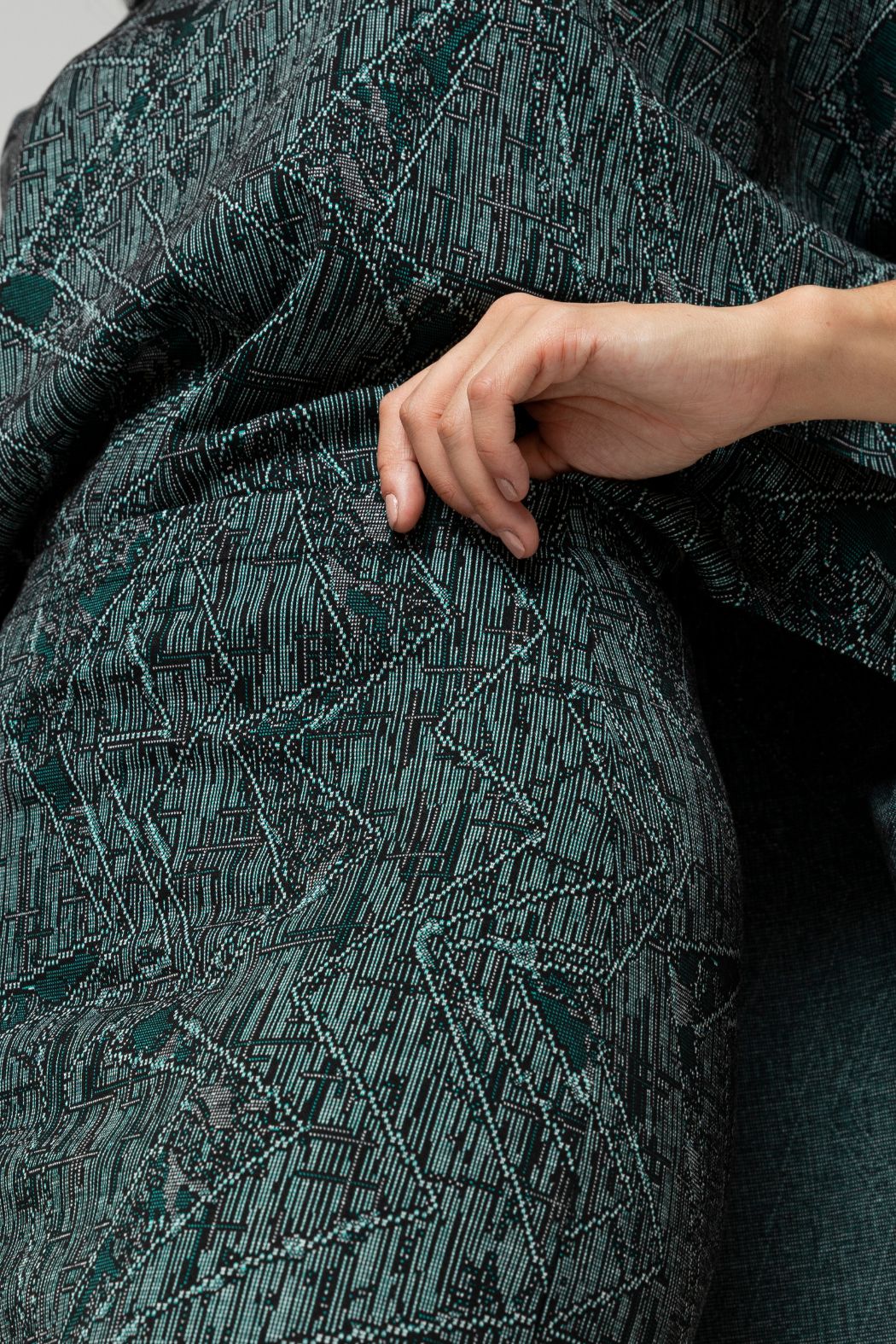 Jade Aztec Split Skirt - Final Sale