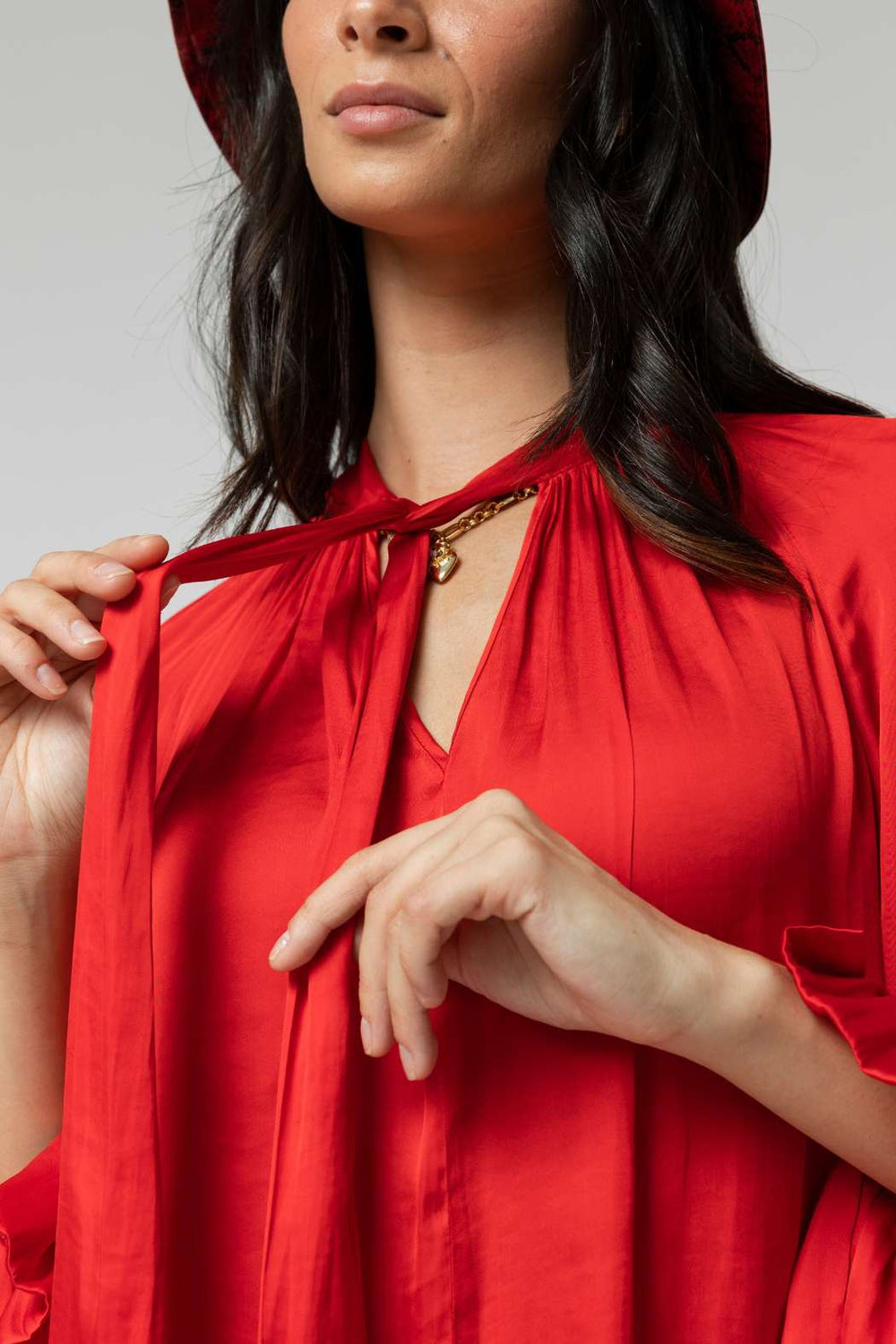 Red Victorian Blouse – Motto AU