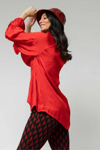 Red Victorian Blouse