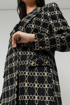 Black Gold Classic Double Breasted Blazer