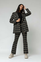 Black Gold Classic Double Breasted Blazer