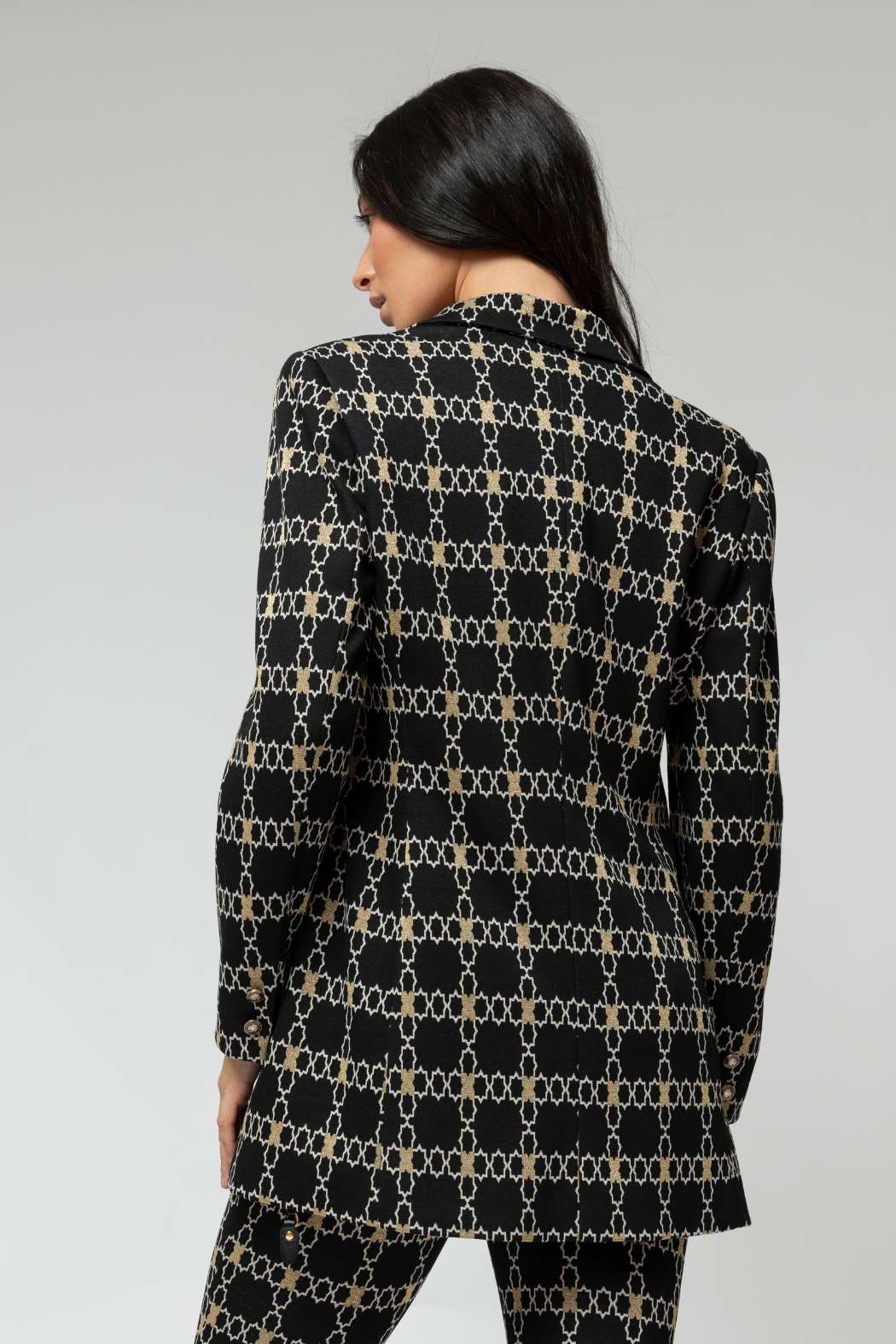 Black Gold Classic Double Breasted Blazer