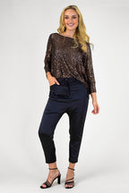 Black Satin Droppies - FINAL SALE