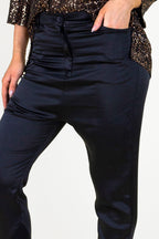 Black Satin Droppies - FINAL SALE