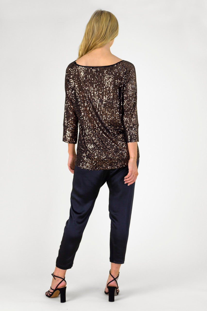 Black Satin Droppies - FINAL SALE