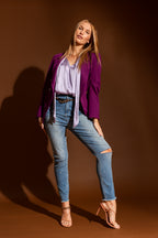 Mid Denim Diamante Jean