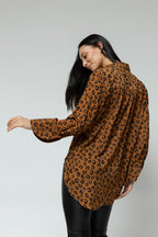 Tan Animal Blogger Shirt
