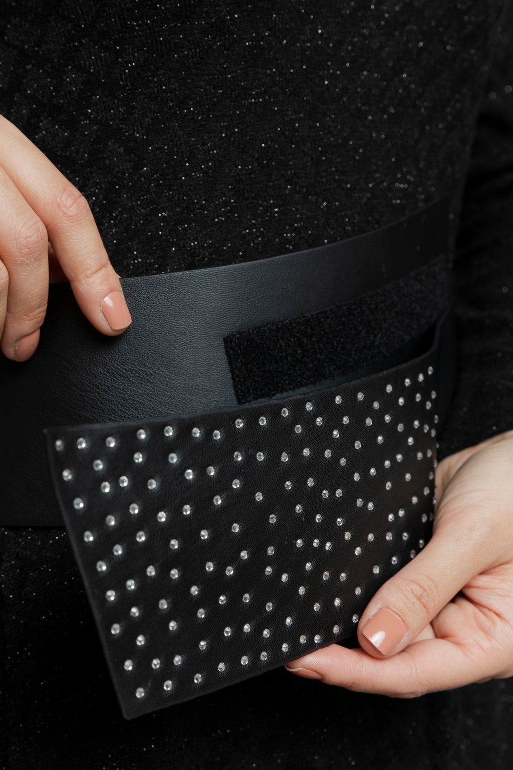 Diamante Velcro Belt