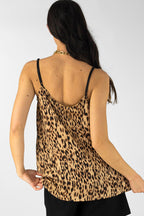 Tan Animal Lily Cami - Final Sale
