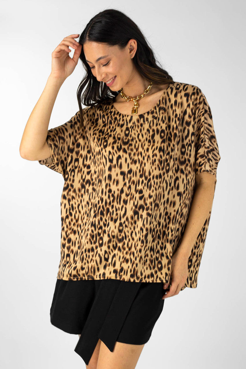 Tan Animal Over Top - Final Sale