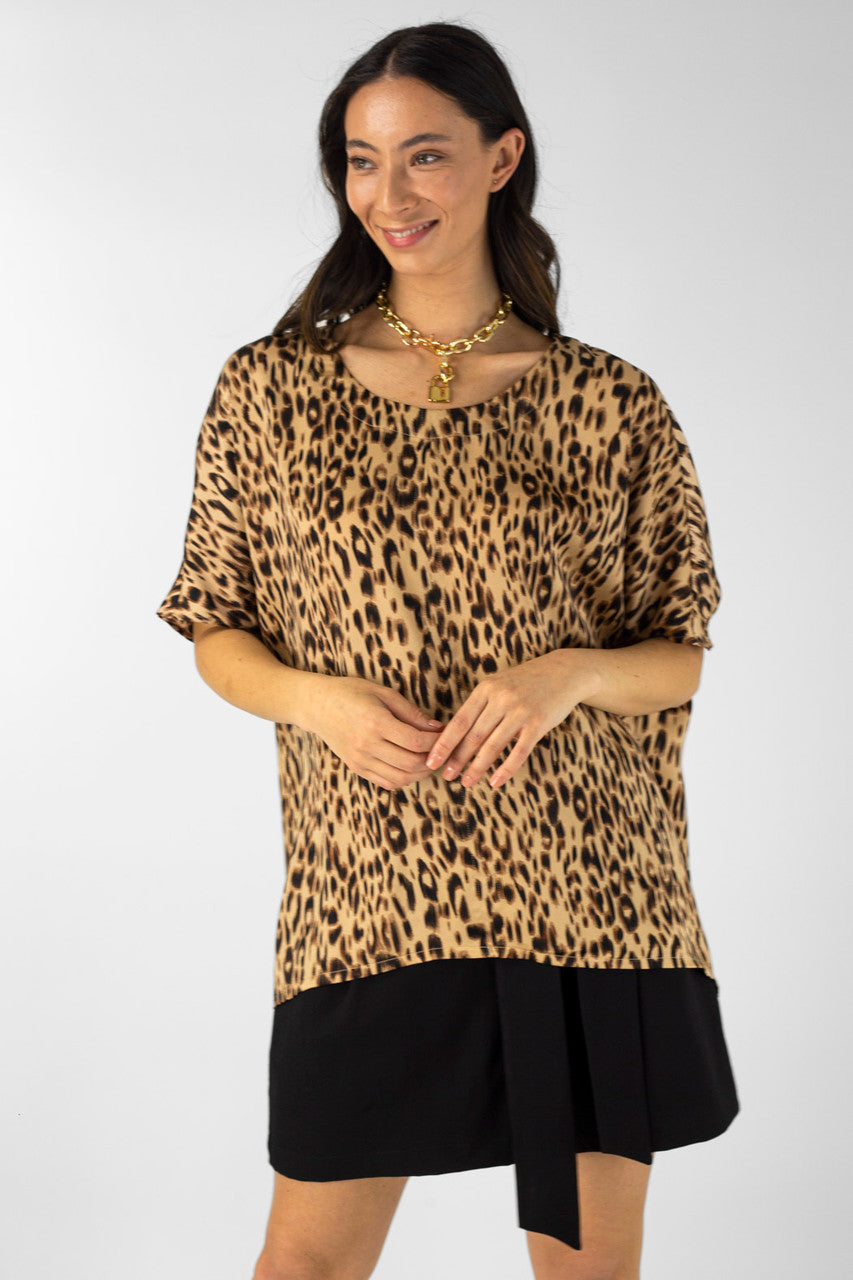 Tan Animal Over Top - Final Sale