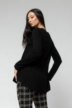 Black Bell Long Sleeve Top