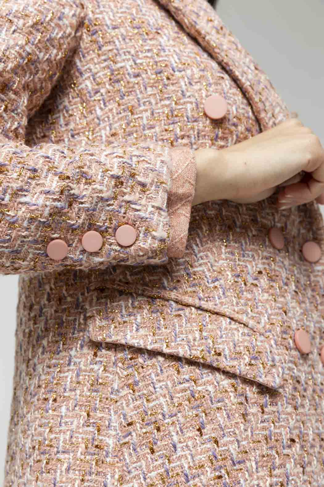 Pink Tweed Blazer