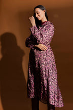 Pink Animal Long Raincoat