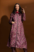 Pink Animal Long Raincoat